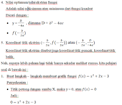 Adakalanya anda mungkin perlu mengetahui nilai maksimum atau minimum sebuah fungsi kuadrat. Langkah Langkah Menggambar Grafik Fungsi Kuadrat Media Pembelajaran Online Guru Spensaka Smpn1kalimanah