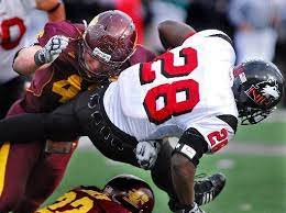 Matt Berning Nick Bellore From Central Michigan University Named To Mid American Conference Football First Team American Conference Central Michigan University One Team