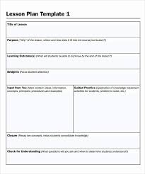 Simple Business Plan Template Word Awesome Sample Simple Lesson Plan Template 11 Download In 2020 Weekly Lesson Plan Template Easy Lesson Plans Education Lesson Plans