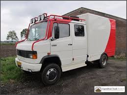 Mercedes Vario 814d Doka Double Cab 4x4 Chassis Expedition Truck Mercedes Mercedes Van