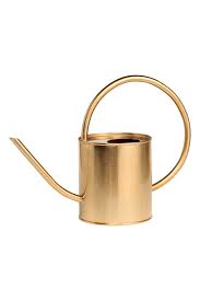 Giesskanne Aus Metall Goldfarben Home All H M De Metal Watering Can Watering Can H M Home