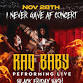 Raq Baby- I Never Gave AF Concert & Black Friday Bash event image