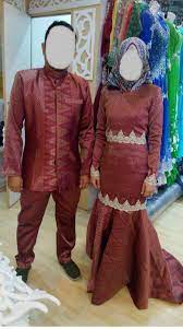 Dark blue songket wedding costumes muslimah wedding blue. 55 Baju Pengantin Songket Inspirasi Style