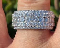 Image of Wedding Band real diamond ring for men