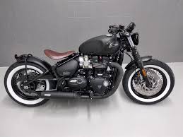 Scrambler motorcycle bobber chopper motorcycle art cool motorcycles triumph motorcycles. Details On The Custom Bike Triumph Bonneville Bobber Black Of Dealer Triumph Coburg