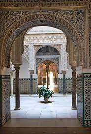 Alcazar Palace Interior Seville Spain Moorish Architecture Places In Spain Seville Spain