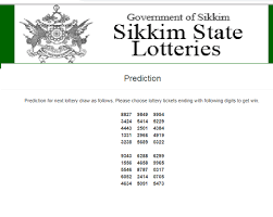 Sikkim State Lottery Number Predictions In 2020 Lottery Numbers State Lottery Lottery