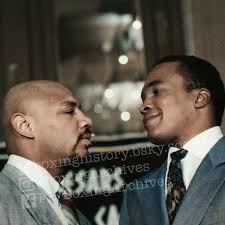 🗣 "I would definitely welcome [a rematch with Marvelous Marvin Hagler]. My  clock is ticking just as fast as his clock. [And] the temptation for Marvin  isn't just the financial rewards. It's '
