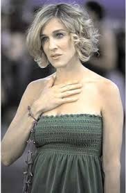 Sarah Jessica Parker As Carrie In Satc Season 5 Short Curly Hair Hair Beauty Short Hair Styles