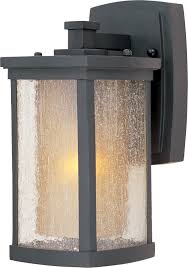 Which brand has the largest assortment of outdoor wall lighting at the home depot? Bungalow 1 Light Wall Lantern Outdoor Maxim Lighting