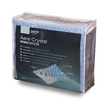 Aere Crystal Gel Mattress Protector With Cooling Fibers And Blue 3 D Fabric California King Gel Mattress Mattress Protector Bed Styling