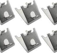 8 X Fridge Freezer Shelf Support Bracket Clips - Replacement Parts For  Cooler Shelves