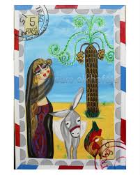 ظرف وطابع acrylic on canvas 90 60cm سرى الخفاجي طابع طوابع حمار ابوصابر نخلة ديك العراق ختم طوابع قديمة تشكيلي لوحات iraqiart iraq painting