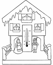 I is for igloo coloring page. Free Printable Winter Coloring Pages For Kids