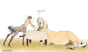 Not Only Lazy But Smart Too He Tried So Hard And Got So Far But In The End Mythical Creatures Art Anime Centaur Mythical Creatures