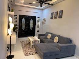 Berkongsi contoh gambar hiasan dalaman rumah teres setingkat bagi bilik, dapur, ruang tamu, rekabentuk, deco, kecantikan dinding. Idea Dekorasi Untuk Ruang Tamu Jenis Memanjang Rumah Teres Setingkat 22 70 Sqft Ilham Dekorasi