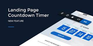 Use timer to countdown or count up, with alarms, loops, and in many colors, sizes and fonts. New Instapage Feature Landing Page Countdown Timer