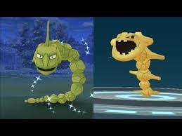 We Caught Shiny Onix Pokemon Go Shiny Onix Evolves Into Shiny Steelix