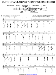 Parts Of A Clarinet And Fingering Chart Pdfsimpli