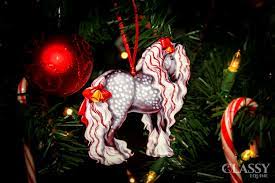 At good things for all seasons and merry's christmas and clowns, you'll find cute holiday collectibles and ornaments, and not just items celebrating christmas, but seasons full of holidays and festivities. Gypsy Vanner Horse Christmas Ornament Dapple Gray Classy Equine