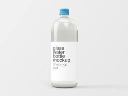 Download Glass Water Bottle Psd Mockup Mockupsq