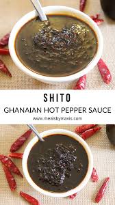 Shito Ghanaian Hot Pepper Sauce Recipe Hot Pepper Sauce Stuffed Peppers Food