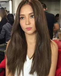 Many People Stop By Southeast Asia To See The Stunning Warm Beach Locations To Sit Back On White Kathryn Bernardo Hairstyle Asian Brown Hair Hair Color Asian