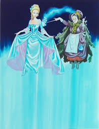 Cinderella was consulted in all these matters, for she had good taste. Cinderella By Ron Embleton At The Illustration Art Gallery