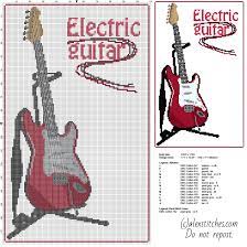 The items are produced by imaginating, artecy cross stitch, stoney creek and others priced from $2.49 to $48.59. A Beautiful Red Electric Guitar On The Stand Free Cross Stitch Pattern Cross Stitch Music Cross Stitch Cross Stitch Patterns