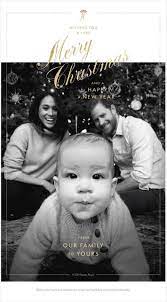 Check out the best royal christmas cards throughout the years—from queen elizabeth's time as a mere princess, to kate middleton and prince william's cozy family pics, to prince harry and meghan. Prince Harry Meghan Markle And Archie Share Christmas Card 2019