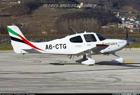 Emirates flight training academy displays training aircraft at dubai airshow 2019. Cirrus Sr 22 Emirates Flight Training Academy Aviation Photo 4715925 Airliners Net