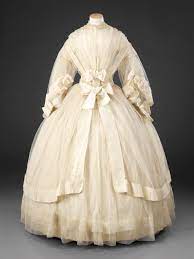 Wedding Dress Circa 1858 60 Dresses Historical Dresses Victorian Era Dresses