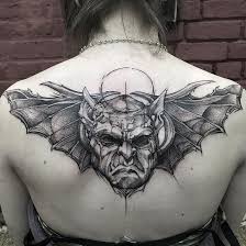 The monstrous physical prowess of the gargoyle reflects. Gargoyle On Girls Back