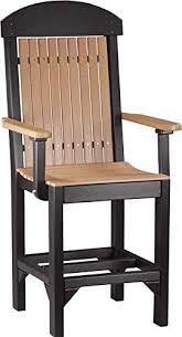 Luxcraft Poly Captain Chair Counter Height Outdoor Chairs Outdoor Decor Chair