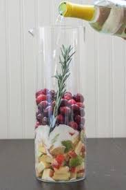 Cranberry Rosemary White Christmas Sangria Recipe Christmas Sangria Christmas Drinks Christmas Brunch