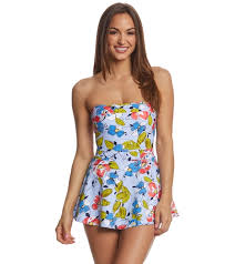 Anne Cole Studio Brigitte Floral Quilted Swim Dress At Swimoutlet Com Free Shipping