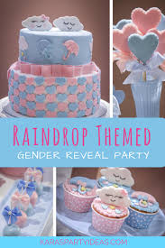 Kara S Party Ideas Raindrop Themed Gender Reveal Party Kara S Party Ideas
