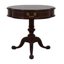 These coffee tables, coffee tables or tables support (it's like you want to call), the up cycling of the pallet was taken later. 89 Off Henkel Harris Henkel Harris Round Single Drawer Wood Drum End Table Tables