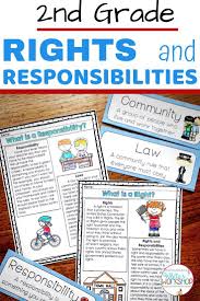2nd Graders Will Learn About Their Rights And Responsibilities At Home In The Classroo Rights And Responsibilities First Grade Curriculum 3rd Grade Activities