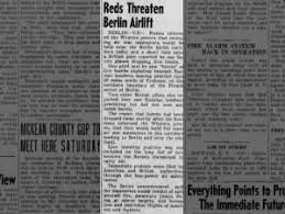 #maga minutemen freed the us with their own privately owned arms. Berlin Airlift Topics On Newspapers Com