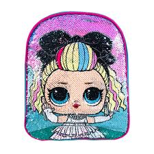 La competencia será niños contra niñas! Mochila Infantil Lentejuelas Lol Surprise Girls Azul Kilumio