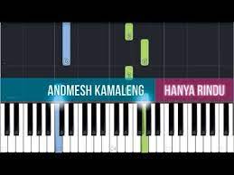 Andmesh Kamaleng Hanya Rindu Slow Easy Piano Tutorial Youtube Easy Piano Piano Tutorial Piano