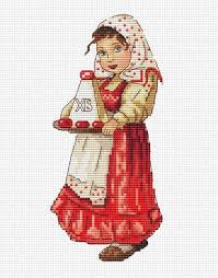 This cross stitch pattern features the tønsberg tower which was raised in 1888, as a memorial to the original fortress build in the 13 th century by king haakon haakonson. Counted Cross Stitch Pattern Easter Girl Crossstitchclub