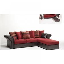 Besoin de redonner un peu de pep's à une déco démodée ou ternie par le temps ? Canape D Angle Moderne Et Classique Au Meilleur Prix Nepal Rouge Canape Tissu Et Cuir Inside75