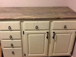 Diy Crackle Paint Cupboards Diy Counter Top Pine Boards Distressed And Stained Grey 40 For Crackl Painted Countertops Diy Diy Countertops Painted Cupboards