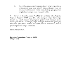 Mara menawarkan pinjaman pelajaran dalam bentuk pinjaman boleh ubah ke peringkat pasca siswazah (sarjana dan doktor falsafah) di institusi pengajian tinggi dalam negara kepada graduan cemerlang dalam bidang yang memberi impak yang besar kepada keperluan guna tenaga negara. Makluman Pelajar Pelajar Tajaan Pejabat Mara Mesir Facebook