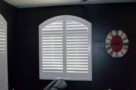 I have a large eyebrow arch window (93.5 wide at the bottom, sides extending up about 17, and the peak in so, i'm looking for either a manufacturer that could product a functional eyebrow arch shade to fit this window you may be right about the difficulty in getting the diy option to work and look right. Louvered Arched Wood Shutters From Direct Buy Blinds