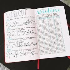 This Incredibly Satisfying Way To Keep Track Of Your Regular Workout Routine This Would Be Great F Bullet Journal Layout Bullet Journal Workout Journal Layout