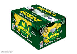 Bananen werden in den traditionellen märkten oder supermärkte weit verkauft. Banana Cavendish Class 1 Ecuador Conventional Grower Ecuasabor Libertyprim