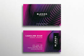 Solidify your brand by creating a business card design that matches your. Business Card Content Creator Ui Creative